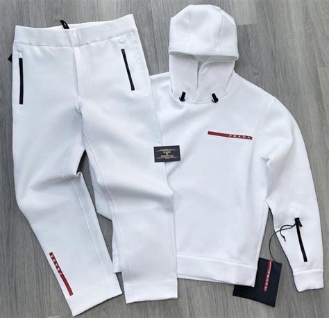 white prada tracksuit